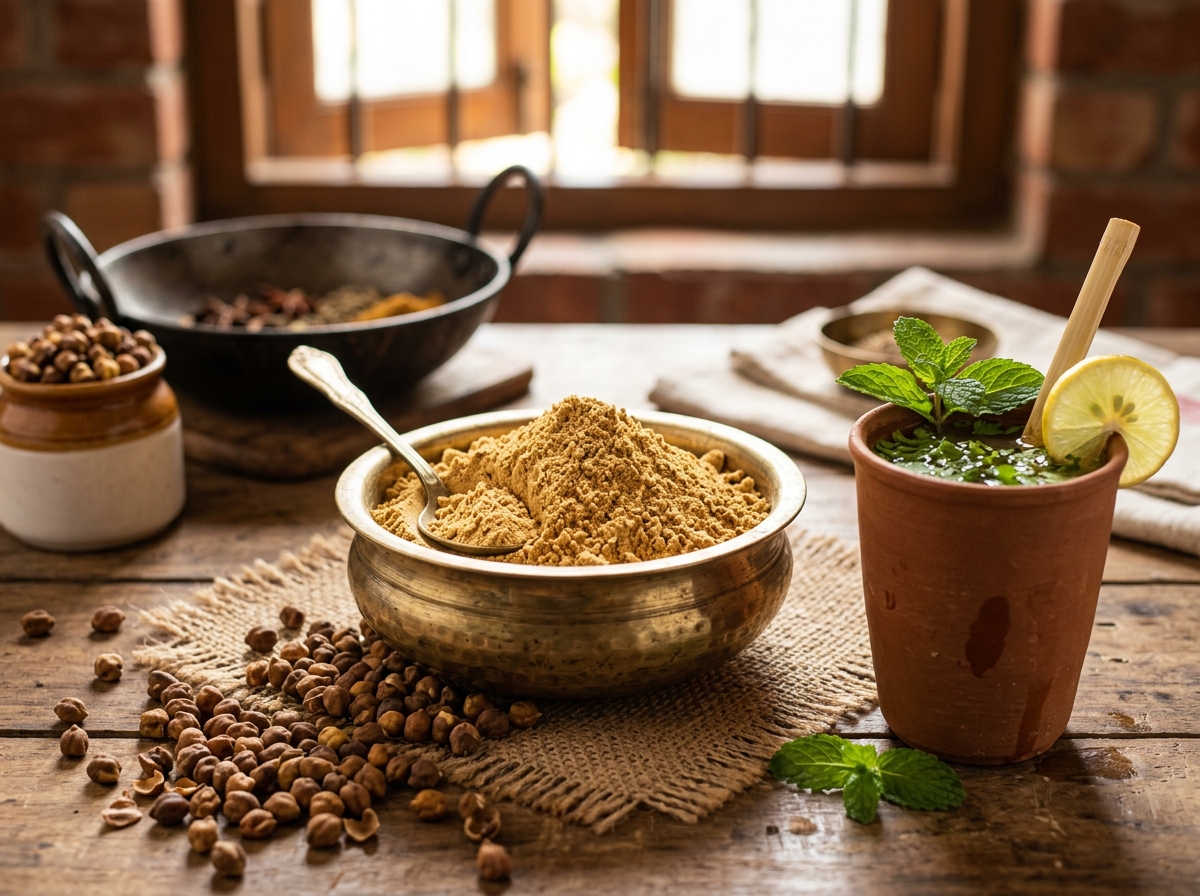 Roasted Chana Sattu (Flour) — Bihar (PIN 800001)